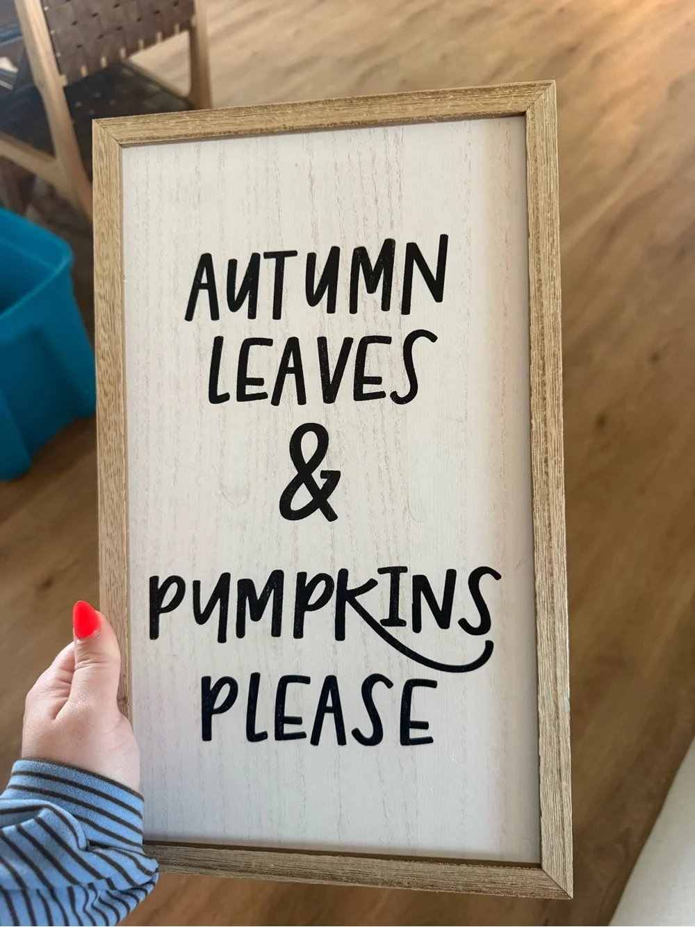 Double-Sided Decorative Fall Decor Sign